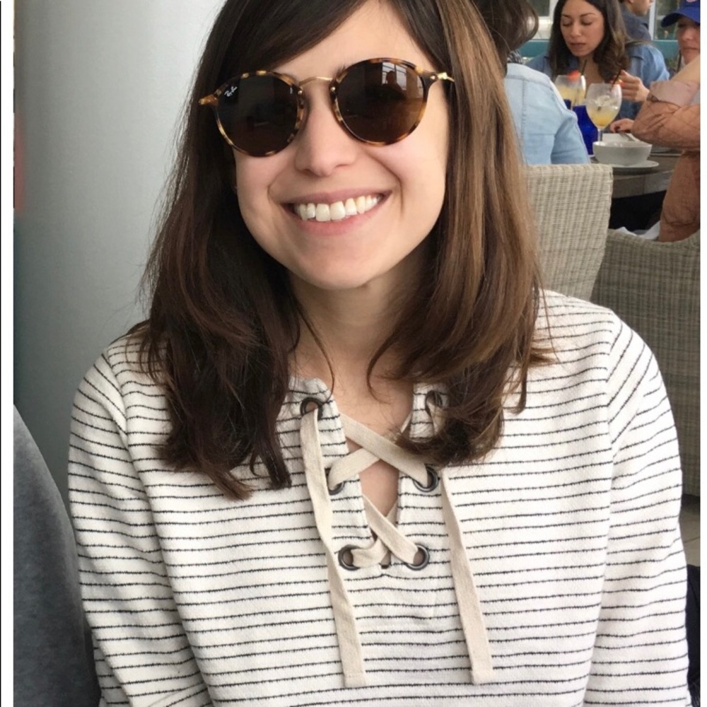 MADEWELL Striped Lace-Up Sweatshirt - Picture 5 of 5
